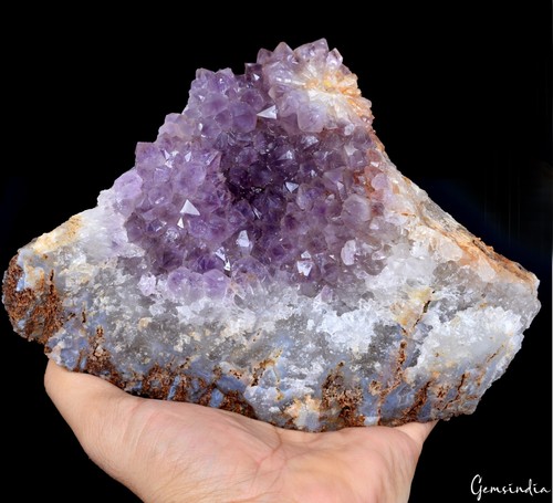 Racimo de Cristal Amatista Púrpura 2 Kilos Geoda Catedral Uruguay Espécimen/Decoración - Imagen 6 de 10