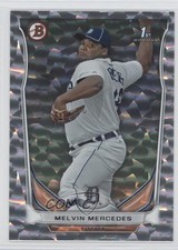 2014 Bowman Prospects Silver Ice Melvin Mercedes #BP68 y0i