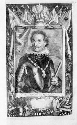 1720 - Baltasar Marradas Maradas Vique Espana Portrait Kupferstich engraving