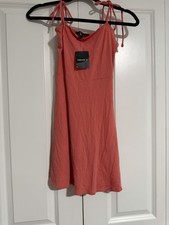 Forever 21 Vibrant Coral Mini Dress Size Small NWT