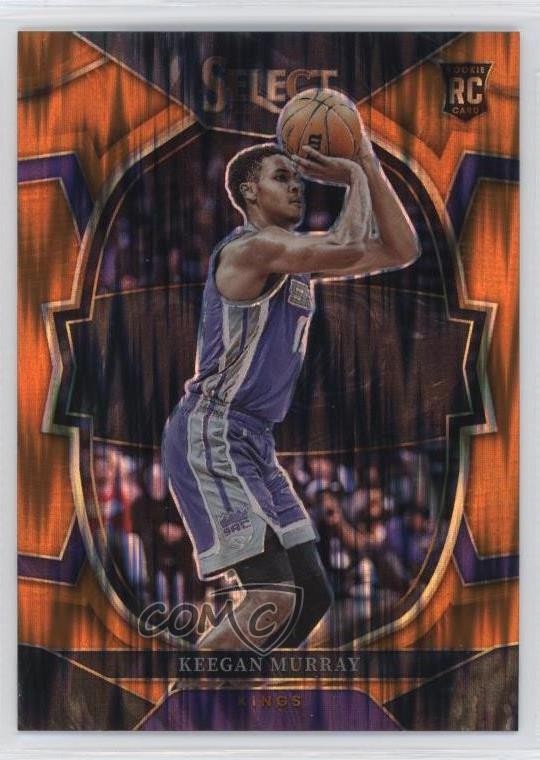 2022-23 Panini Select Concourse Orange Flash Prizm Keegan Murray #81 07rd
