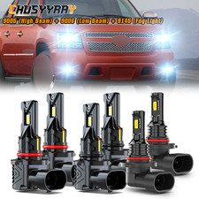 Led Headlightfog Light Bulbs Kit Fit 2002-2005 Chevrolet Avalanche 1500 2500