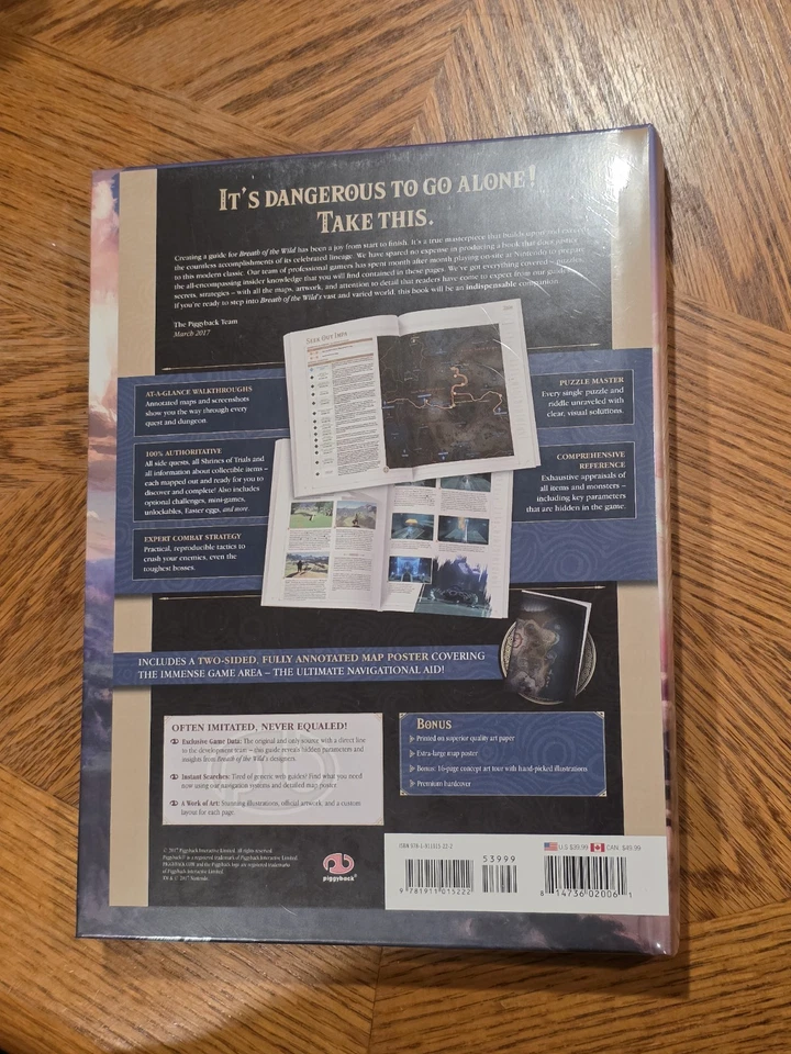 Legend of Zelda: Breath of the Wild Official Hardcover Guide Collector's Edition - Image 2 of 2