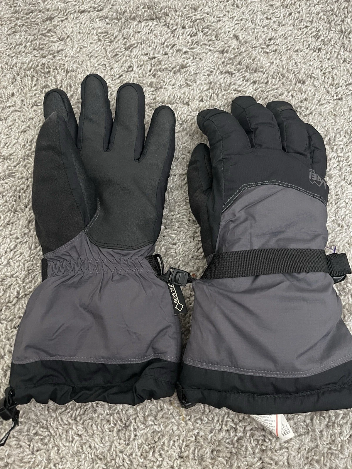 REI Co-op Gore-Tex Ski Snow Gloves Men’s Medium Gray Black Waterproof Insulated
Opens in a new windo