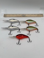 Lot of 5 Strike King 6XD Crankbaits
