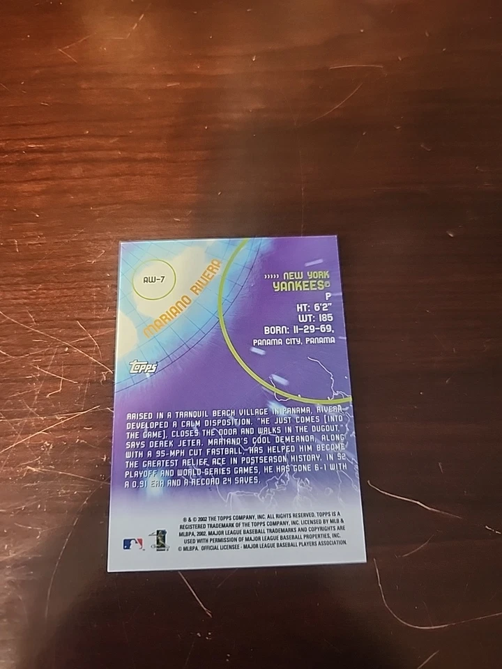 Mariano Rivera 2002 Topps All-World Team Card #aw-7 (y) - Image 3 of 4