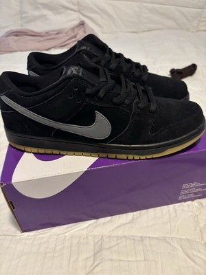 Nike SB Dunk Low Pro Fog Black Gum Size 11.5