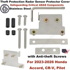 Radar Sensor Protector Cover For 2023-2026 Honda Accord, CR-V, Pilot 1.5L / 2.0L
