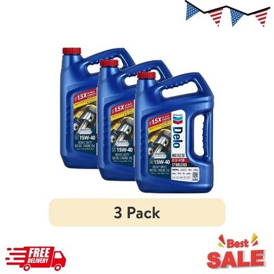 3P Delo 400 XLE SB Synthetic Blend SAE 15W-40 Heavy-Duty Diesel Motor Oil 1 Gal