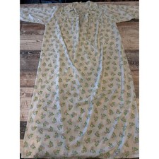 Vintage Katz Women's Floral Print Long Night Gown Sz 40 Long Sleeve Cottagecore