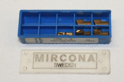 5x Wendeschneidplatte Wendeplatte - MICRONA - LMS-3 - TNC150/P35 - TIN - NEU