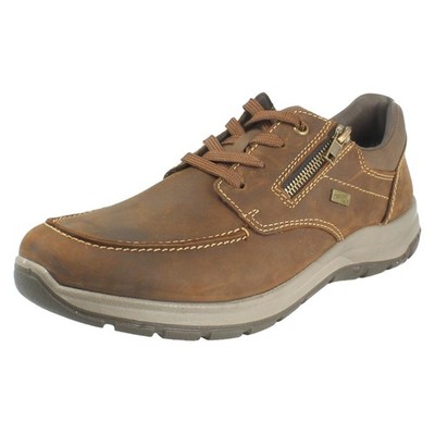 Herren Rieker Extra Weite Schnürschuhe RiekerTEX Smart Freizeitschuhe - 03601