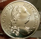 Great 1774 VIRGINIA SHILLING – 2 Troy Oz .999 Silver. Nice & Thick Beauty.