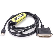 1PC USB For Download Cable 2.5m USB To DB25 Pin CNC RS232