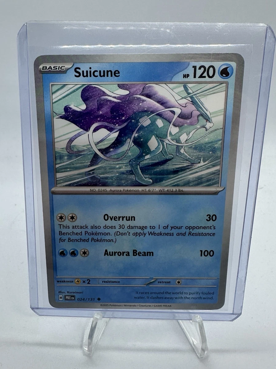Suicune Holo Pokémon TCG Individual Collectible Card Game Cards