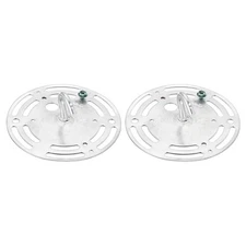 4" Light Fixture Mounting Bracket, 2 Pack Light Crossbar Circle Mounting Brac...