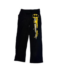 DC Comics Batman Men's Pajama Pants Black Large Drawstring