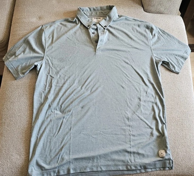 LinkSoul Tempus Fugit Green polo shirt Mens Size XL