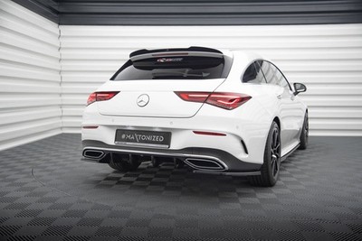Maxton Design Heckspoiler Lippe passend für Mercedes CLA Shooting Brake AMG-Line