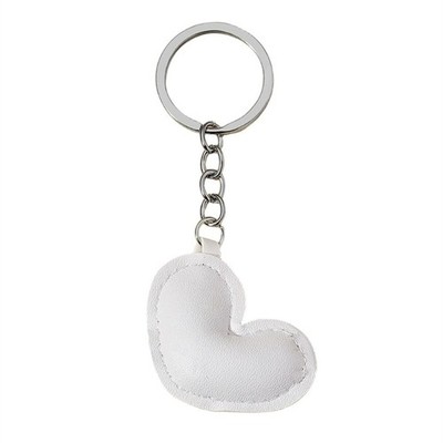 Colorful Keychain Heart Shaped Keyring Bag Pendant Handcrafted Phone Accessories
