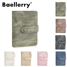 Women's Canvas Wallet Window Slot ID Card Bag Zipper Wallet Multi-slot Wallet US