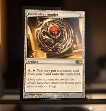MTG Quicksilver Amulet Magic 2012 Regular Rare Good Condition!!