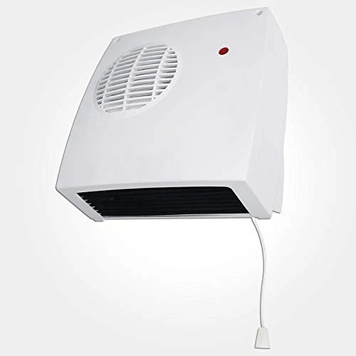 ETERNA 2KW Adjustable Downflow Bathroom Heater With Runback Timer White