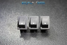 3 PCS MINI ON OFF ROCKER SWITCH 12 V 10 AMP 2 PIN TOGGLE 1/2 3/4 HOLE EC-1210