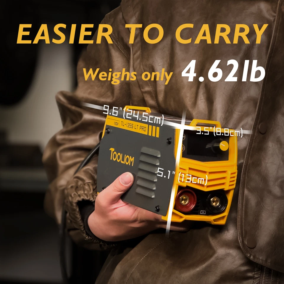 135A棒焊机,110V MMA ARC逆变器焊机带升降TIG手电筒 — 第 2/4 张图片