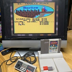 Monopoly NES Tested Works Nintendo Entertainment System ￼Parker Bros. Board Game