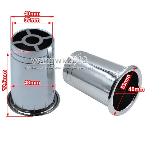 2pcs Speaker Port Tube Subwoofer Bass Reflex Tube Speaker Box Port Tube 43x73mm - Picture 2 of 5
