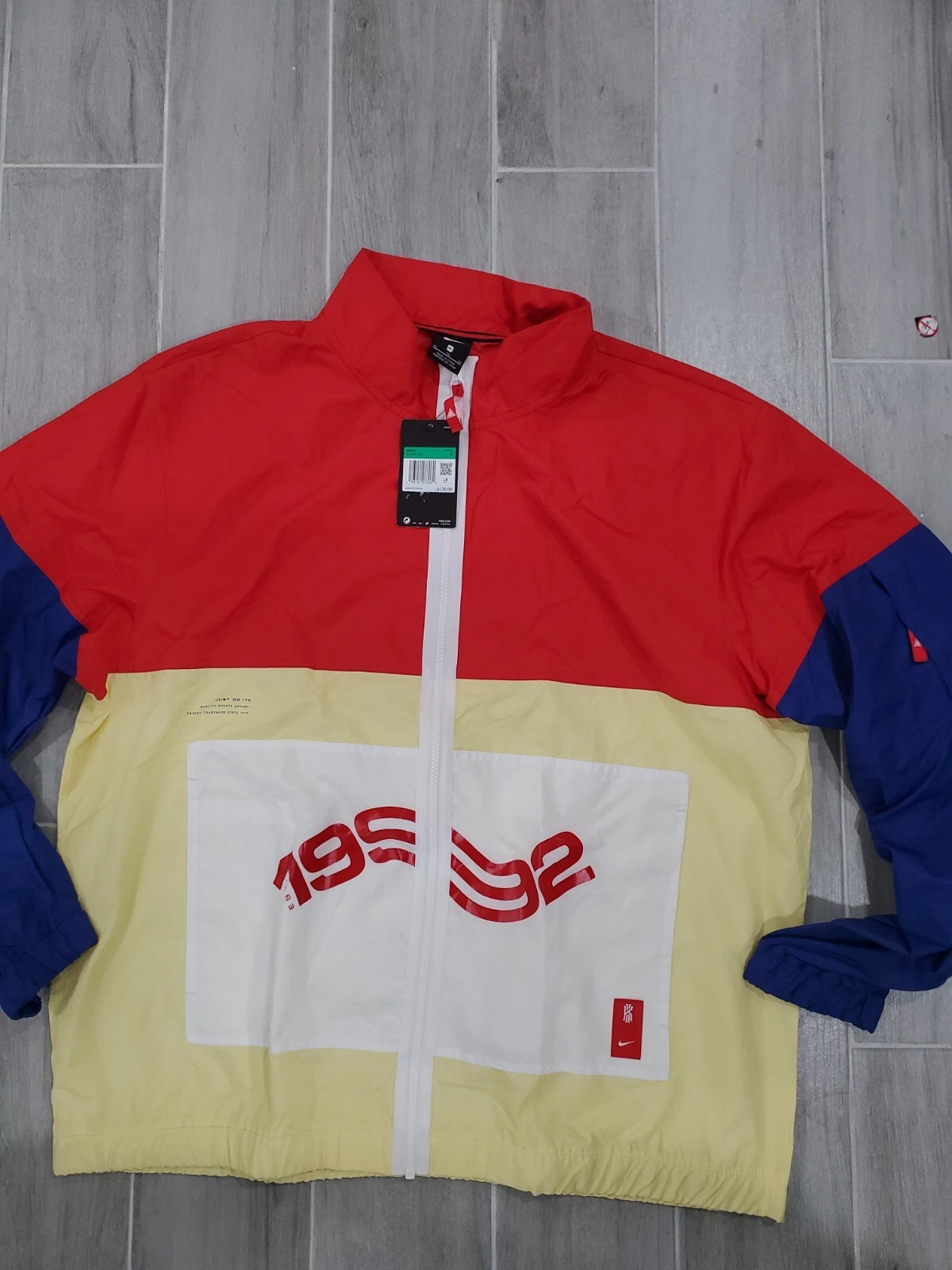 Nike Kyrie Lightweight Windbreaker Basketball Jacket Loose Fit XL BV9295-455