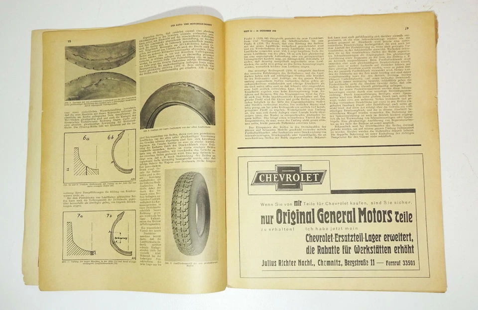 Der Auto und Motorrad Markt Pössneck Nr. 51 / 1933 Zeitschrift Oldtimer ! - Bild 3 von 4