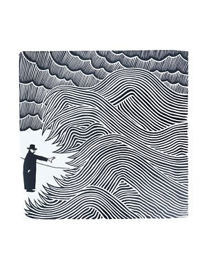 トムヨーク／ジ・イレイザーB2 告知ポスターStanley Donwoodアート トムヨーク／ジ・イレイザーB2 告知ポスターStanley Donwoodアート