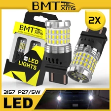 White LED 3157 For TOYOTA Avalon 2005-2012 66SMD Reverse Backup Light 2X