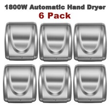 6 pcs 1800W Electric Stainless Steel Commercial and Household Auto Hand Dryer