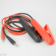 1pair 1M/3.3ft 4mm Banana Plug To Alligator Battery Clip Clamp Silicone Cable
