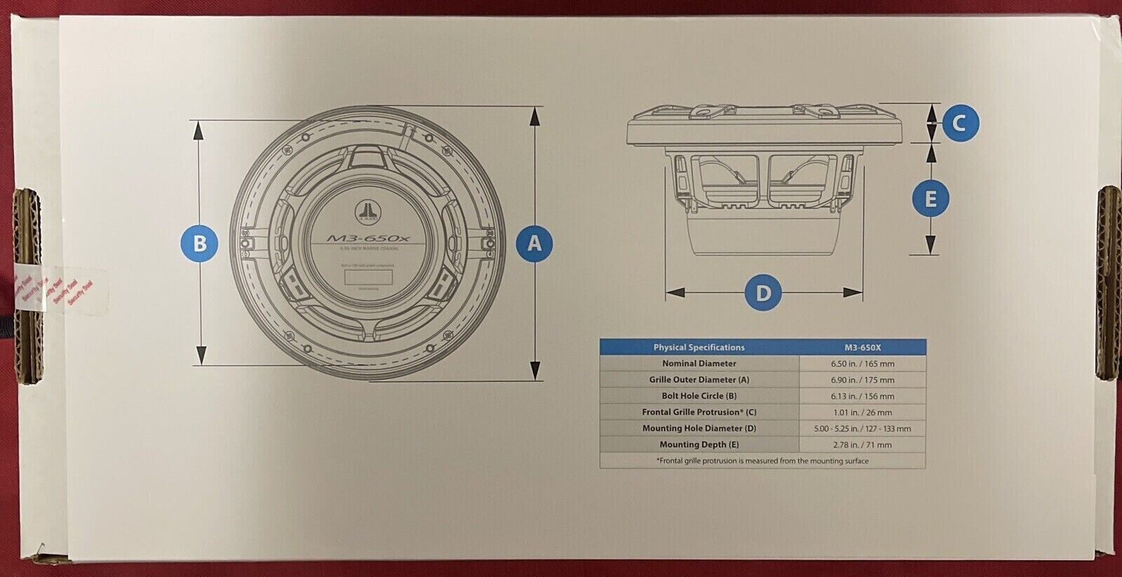 JL Audio Marine 6.5" Speakers 225w (Pair) M3650XSGw White Sports