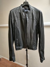 Skingraft Designer Luxury Unisex Tribal Cut Leather Jacket Women's - Rock & Roll
