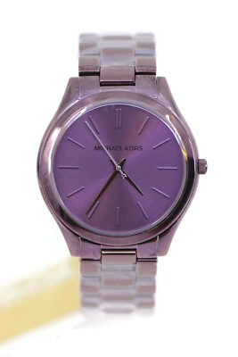 #ad Michael Kors Slim Runway Stainless Steel Watch MK4415 $125.00