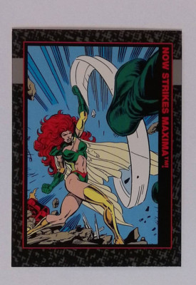 Now Strikes Maxima DC Comics 1992 Skybox Doomsday Death of Superman Card #39