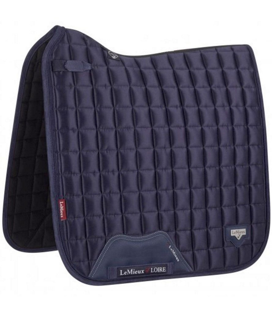 Sottosella da dressage modello Loire Classic Satin blu navy LeMieux