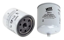 WIX 33411 WIX Fuel/Water Separator For Complete Spin-on Unit w/Drain for Racor S