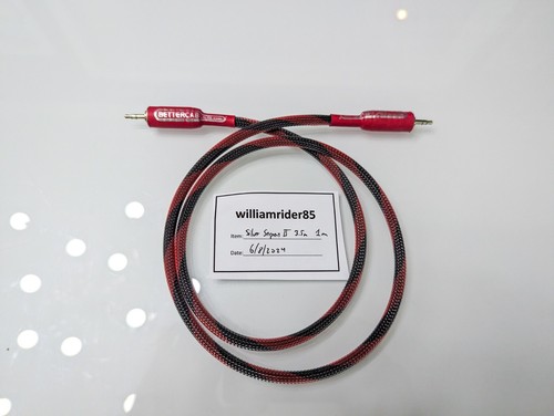 BETTER CABLES - Silver Serpent - 3.5mm Mini Plug Cable - 3ft / 1m