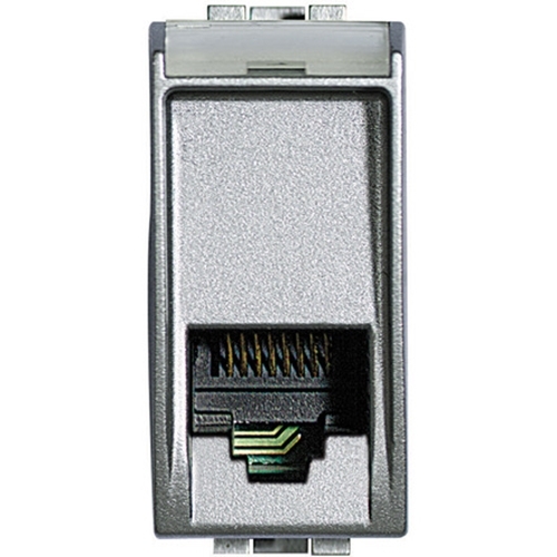 BTICINO LIVINGLIGHT TECH NT4258/11N CONNETTORE RJ11 (4/6) K10