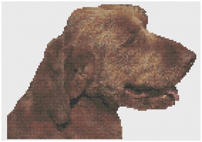Cross Stitch Pattern by Florashell - Irish Wolfhound Dog