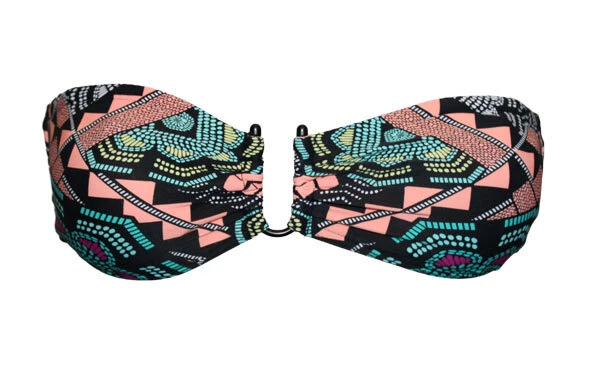 DAMEN BIKINISET BIKINI RIP CURL FIESTA BANDEAU MEHRFARBIG Gr. 2XS NEU - Bild 2 von 4