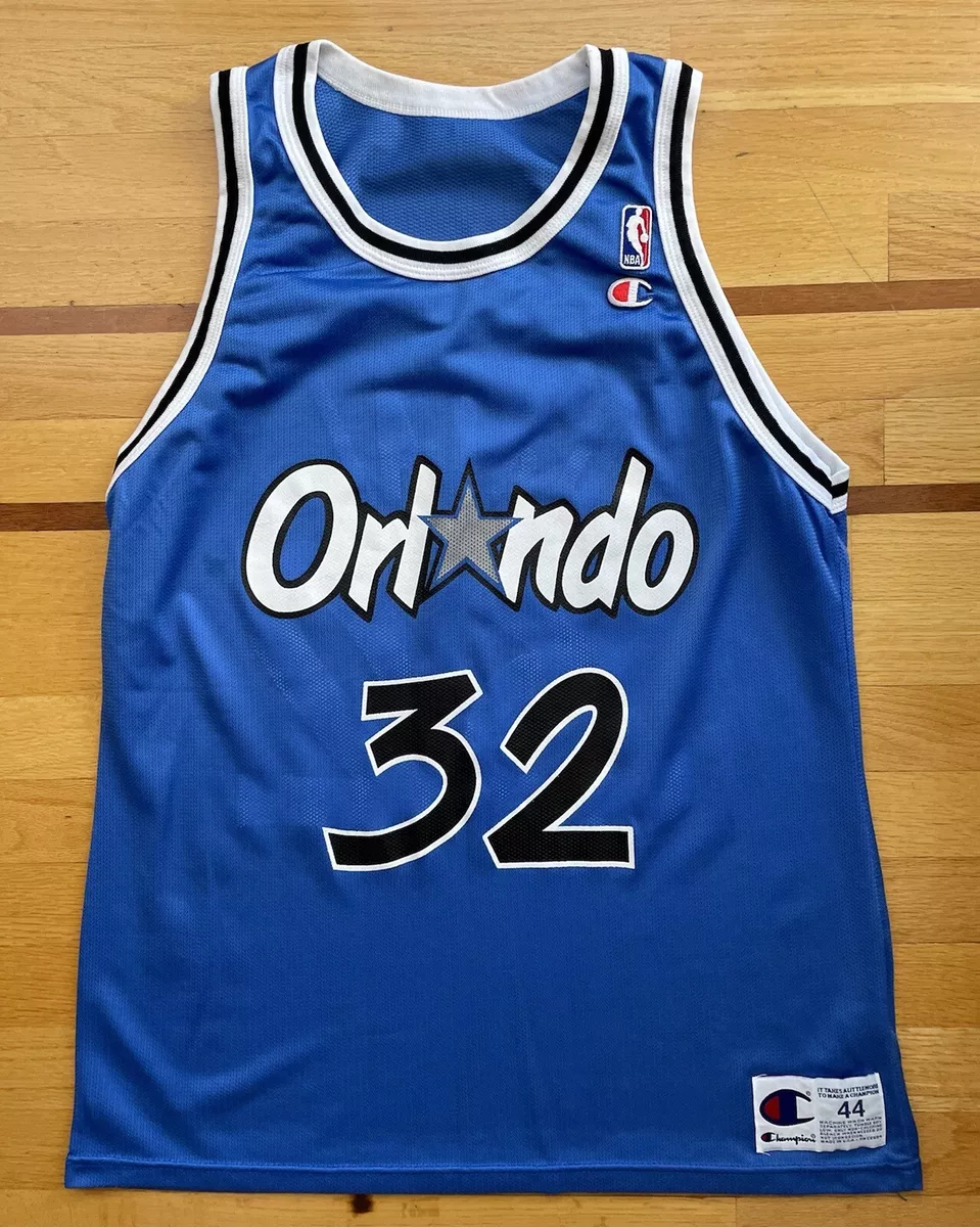 NBA ORLANDO MAGIC BASKETBALL SHIRT/SHORTS CHAMPION #32 SHAQUILLE O'NEAL