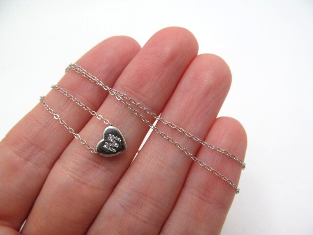 925 Sterling Silver Reversible Initial Letter M C… - image 5