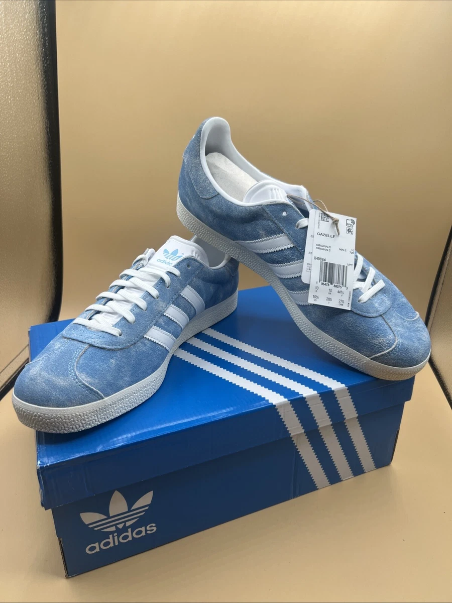 adidas gazelle silver green womens adidas Gazelle Indoor Shoes - Men's - Lucid Blue main image 1